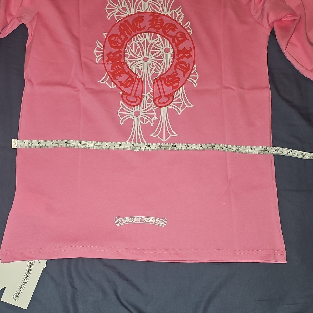 Chrome Hearts Pink Long Sleeve Tee - Picture 10 of 16